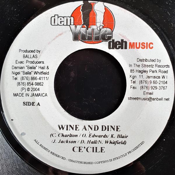 7inch Record CE CILE - Wine And Dine NONE Dem Yute Deh Mu 2004 Jamaica Reggae, Ska & Dub Used
7inch Record CE CILE - Wine And Dine NONE Dem Yute Deh Mu 2004 Jamaica Reggae, Ska & Dub Used