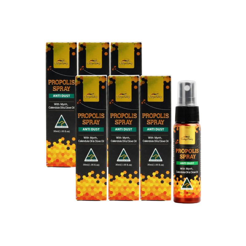 Good Day Honey Anti Dust Propolis Spray 30ml, set of 6 GDAY ANTI DUST PROPOLIS SPRAY 30ML, 6 pieces
Good Day Honey Anti Dust Propolis Spray 30ml, set of 6 GDAY ANTI DUST PROPOLIS SPRAY 30ML, 6 pieces