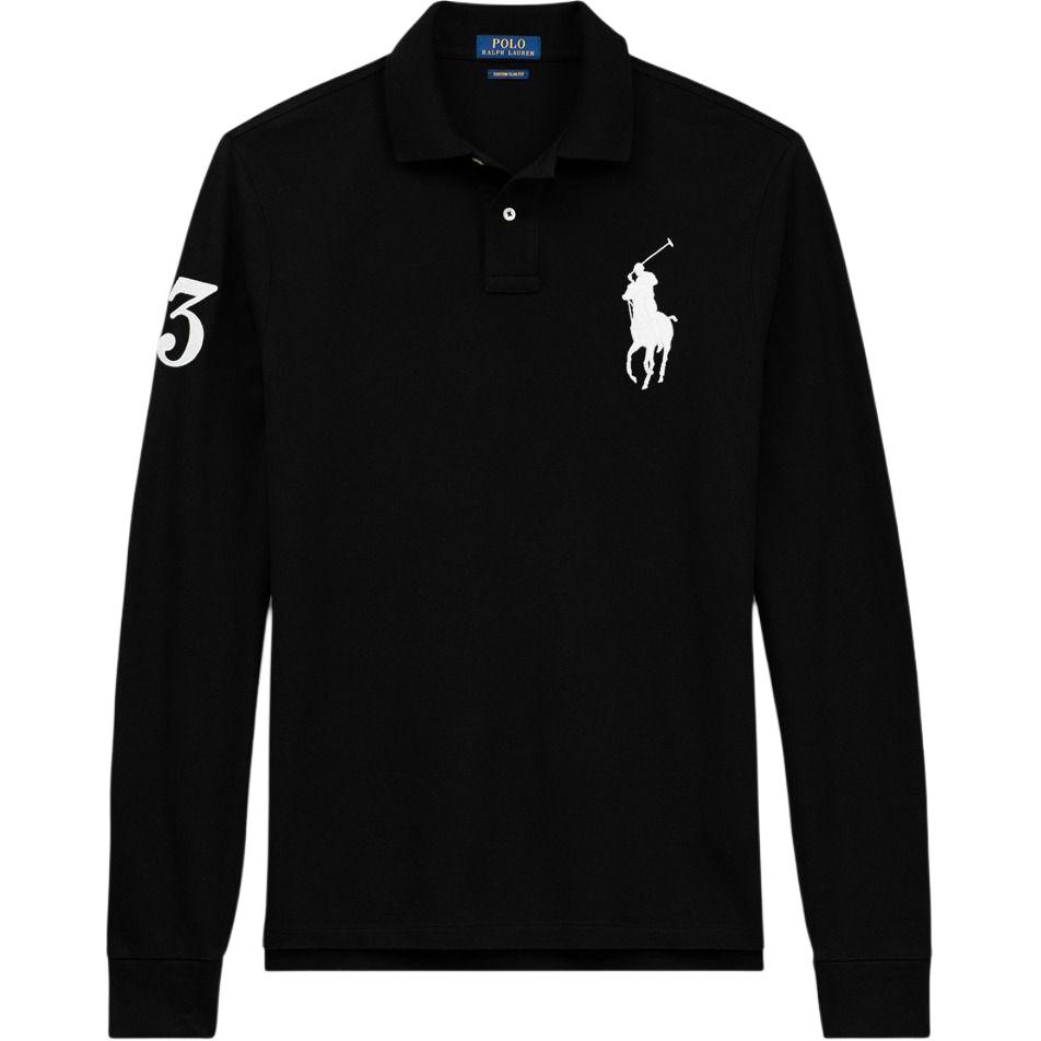 Polo Ralph Lauren однотонная рубашка поло с вышитым логотипом Big Pony с длинным рукавом, мужские топы, черный цвет 710671951-002 XS
Polo Ralph Lauren однотонная рубашка поло с вышитым логотипом Big Pony с длинным рукавом, мужские топы, черный цвет 710671951-002 XS