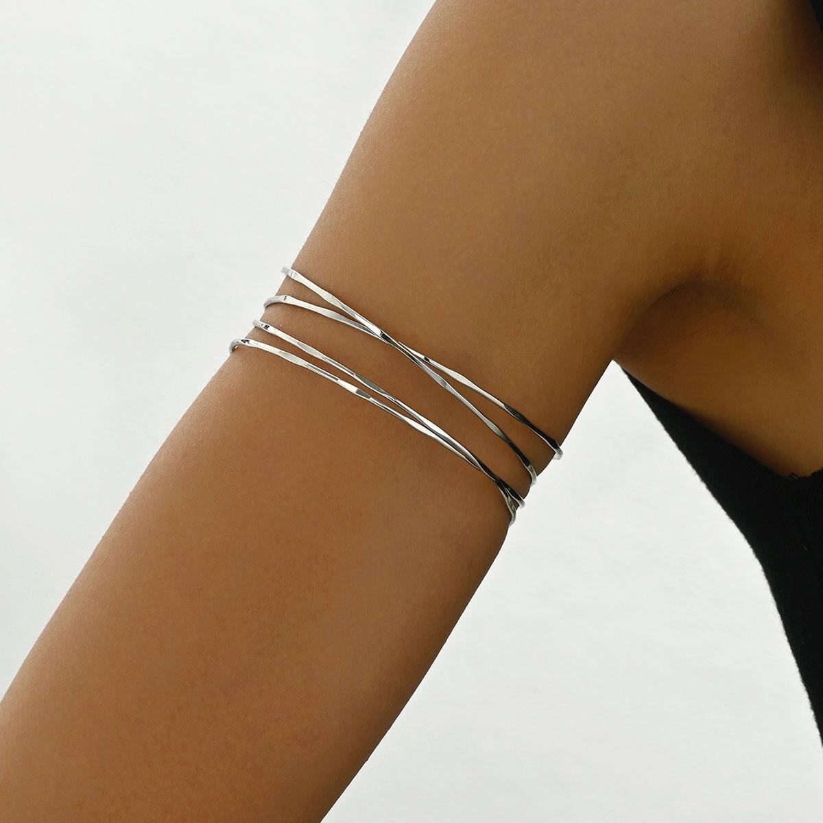 Bohemia Simple Adjustable Upper Arm Cuff Bracelet for Women Starfish Pearl Zircon Leaf Star Moon Open Bangle Girls Party Zircon
Bohemia Simple Adjustable Upper Arm Cuff Bracelet for Women Starfish Pearl Zircon Leaf Star Moon Open Bangle Girls Party Zircon