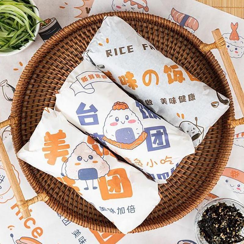 50Pcs Rice Ball Wrapping Paper Rice Roll Pack Oil Proof Paper Food Waxed Paper Oil-Proof Wax Paper Packaging Kitchen Baking Tool
50Pcs Rice Ball Wrapping Paper Rice Roll Pack Oil Proof Paper Food Waxed Paper Oil-Proof Wax Paper Packaging Kitchen Baking Tool