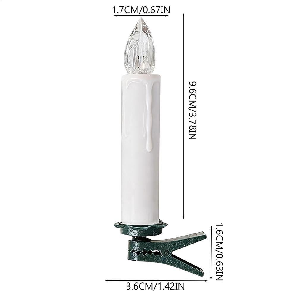 Flameless LED Taper Candles Christmas Tree Electric Candle Lights Mini Taper Clip-On Candles with Remote Timer for Holiday
Flameless LED Taper Candles Christmas Tree Electric Candle Lights Mini Taper Clip-On Candles with Remote Timer for Holiday