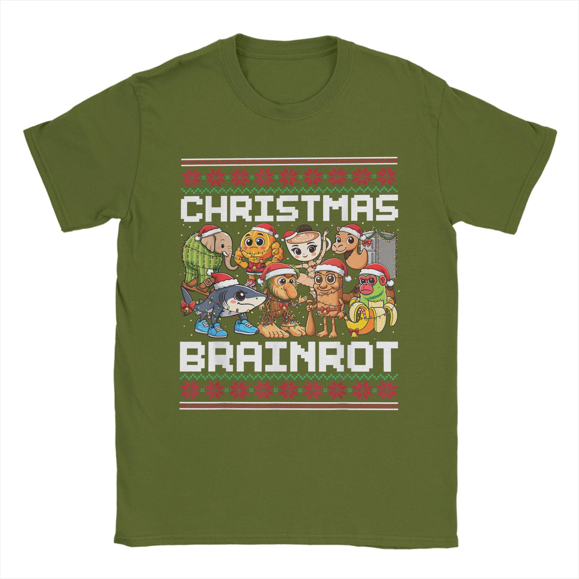 Funny Christmas Italian Brain Rot for Men Women Harajuku T-Shirts Short Sleeve Streetwear Tops Summer O-Neck Oversized Clothes 4XL
Funny Christmas Italian Brain Rot for Men Women Harajuku T-Shirts Short Sleeve Streetwear Tops Summer O-Neck Oversized Clothes 4XL