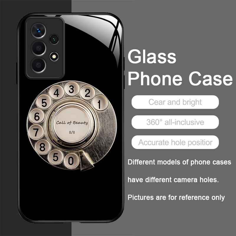 Funny Retro Rotary Dial Pattern Tempered Glass Phone Case for Samsung Galaxy A56 A55 A54 A53 A52 A51 A50 A36 A17 A15 A14 Covers Galaxy A16 5G
Funny Retro Rotary Dial Pattern Tempered Glass Phone Case for Samsung Galaxy A56 A55 A54 A53 A52 A51 A50 A36 A17 A15 A14 Covers Galaxy A16 5G