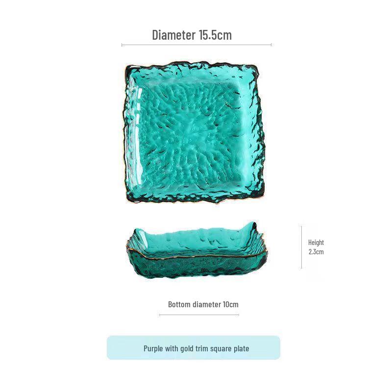 ZISIZ Gradient Glass Fruit & Snack Plate
ZISIZ Gradient Glass Fruit & Snack Plate