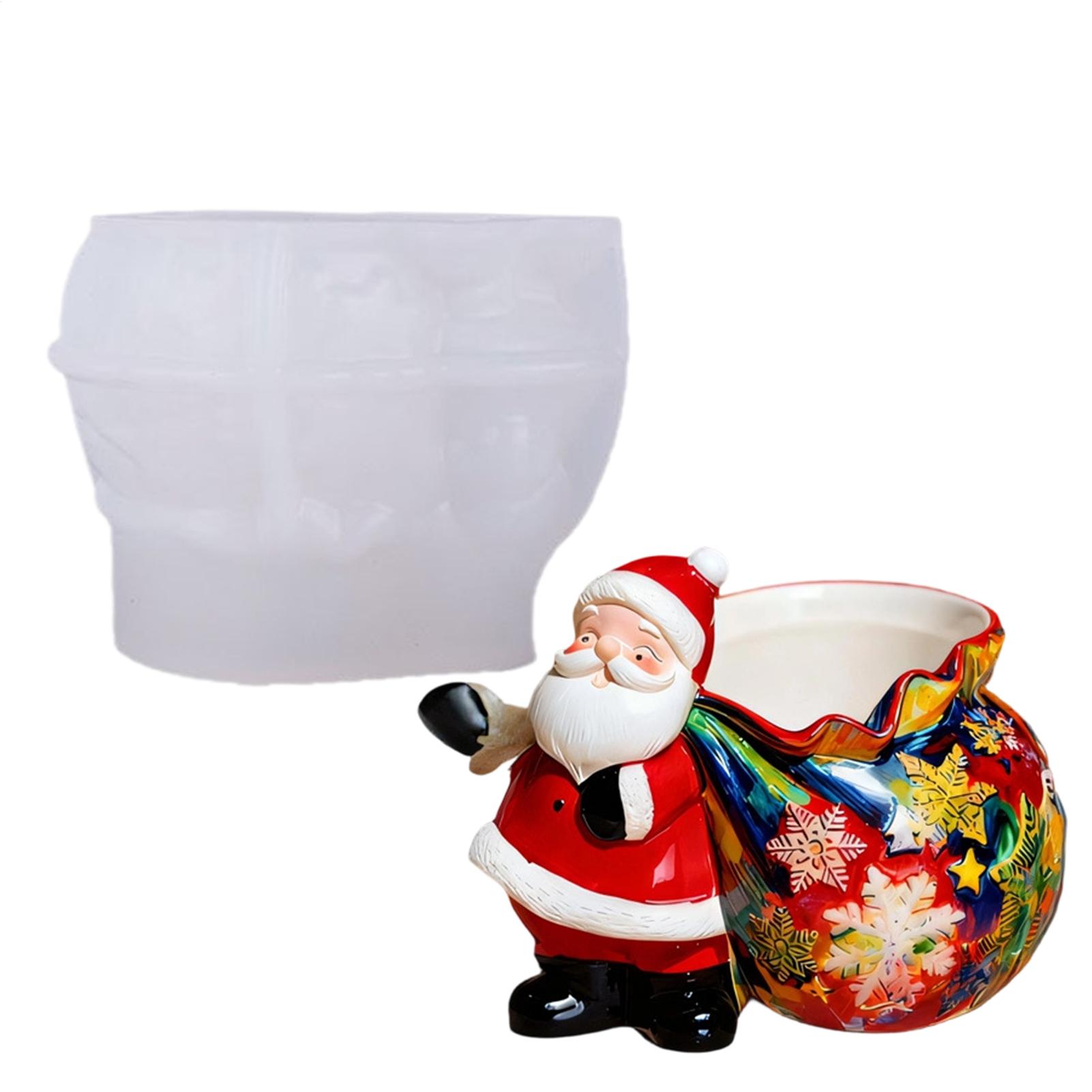 Santa Claus Flower Pot Silicone Mold 3D Christmas Candle Holder Mold Candy Container Casting Moulds Casting Cement Mould China Mainland
Santa Claus Flower Pot Silicone Mold 3D Christmas Candle Holder Mold Candy Container Casting Moulds Casting Cement Mould China Mainland
