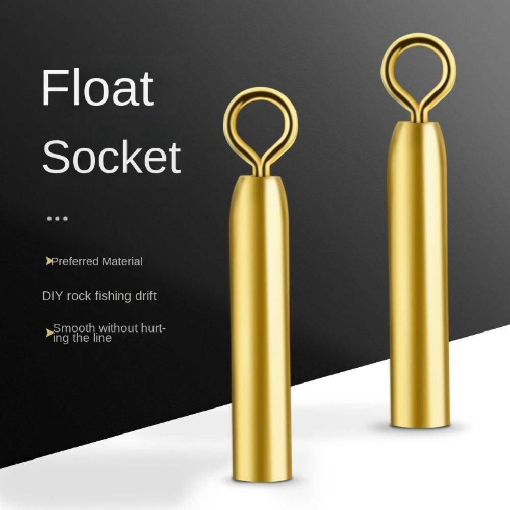 10 pcs Copper Coppper Fishing Float Holders Fishing Line Fixed Tube Fishing Accessories 2.2
10 pcs Copper Coppper Fishing Float Holders Fishing Line Fixed Tube Fishing Accessories 2.2