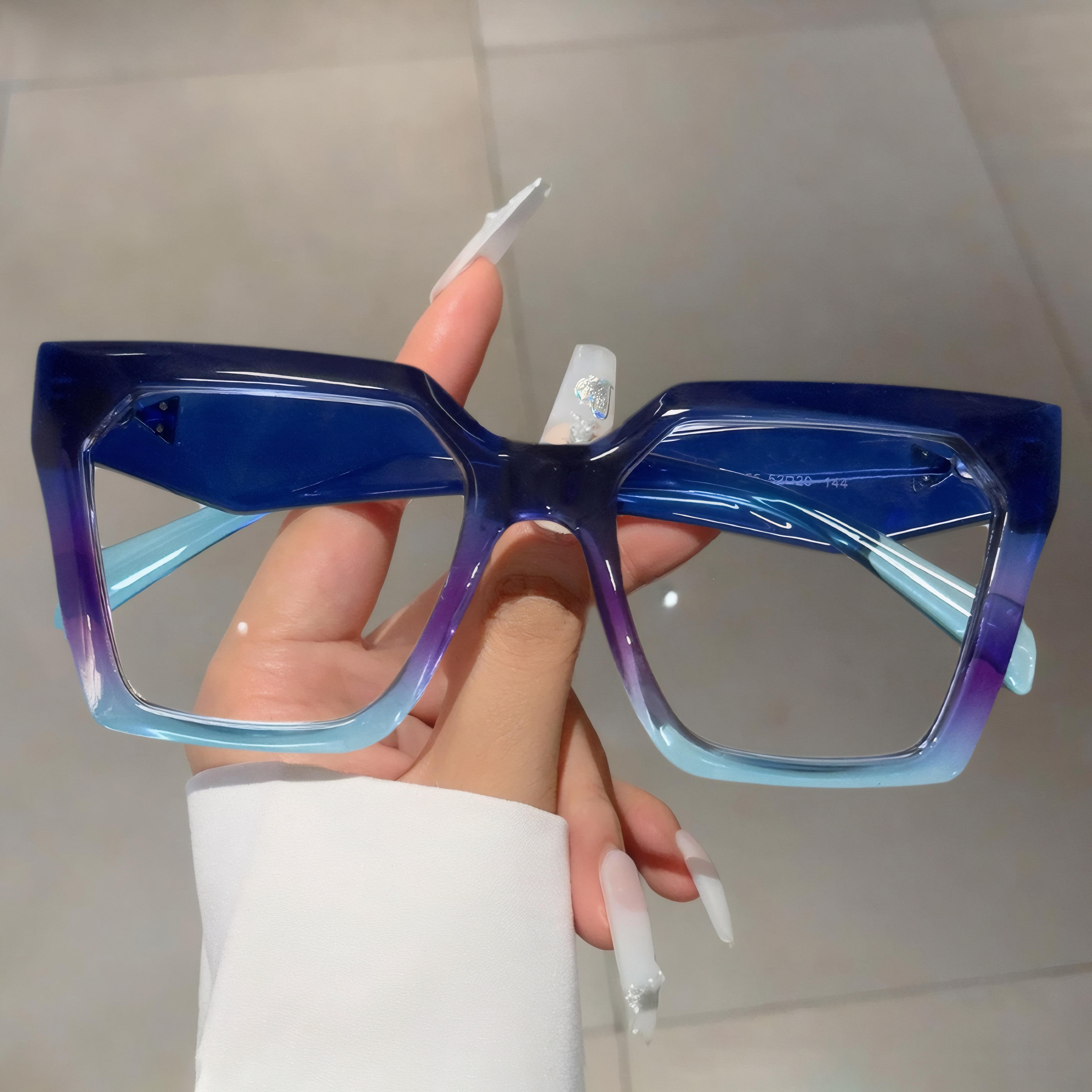 Новые очки квадратной формы оверсайз для женщин, модный стиль, цветные линзы As picture
Новые очки квадратной формы оверсайз для женщин, модный стиль, цветные линзы As picture