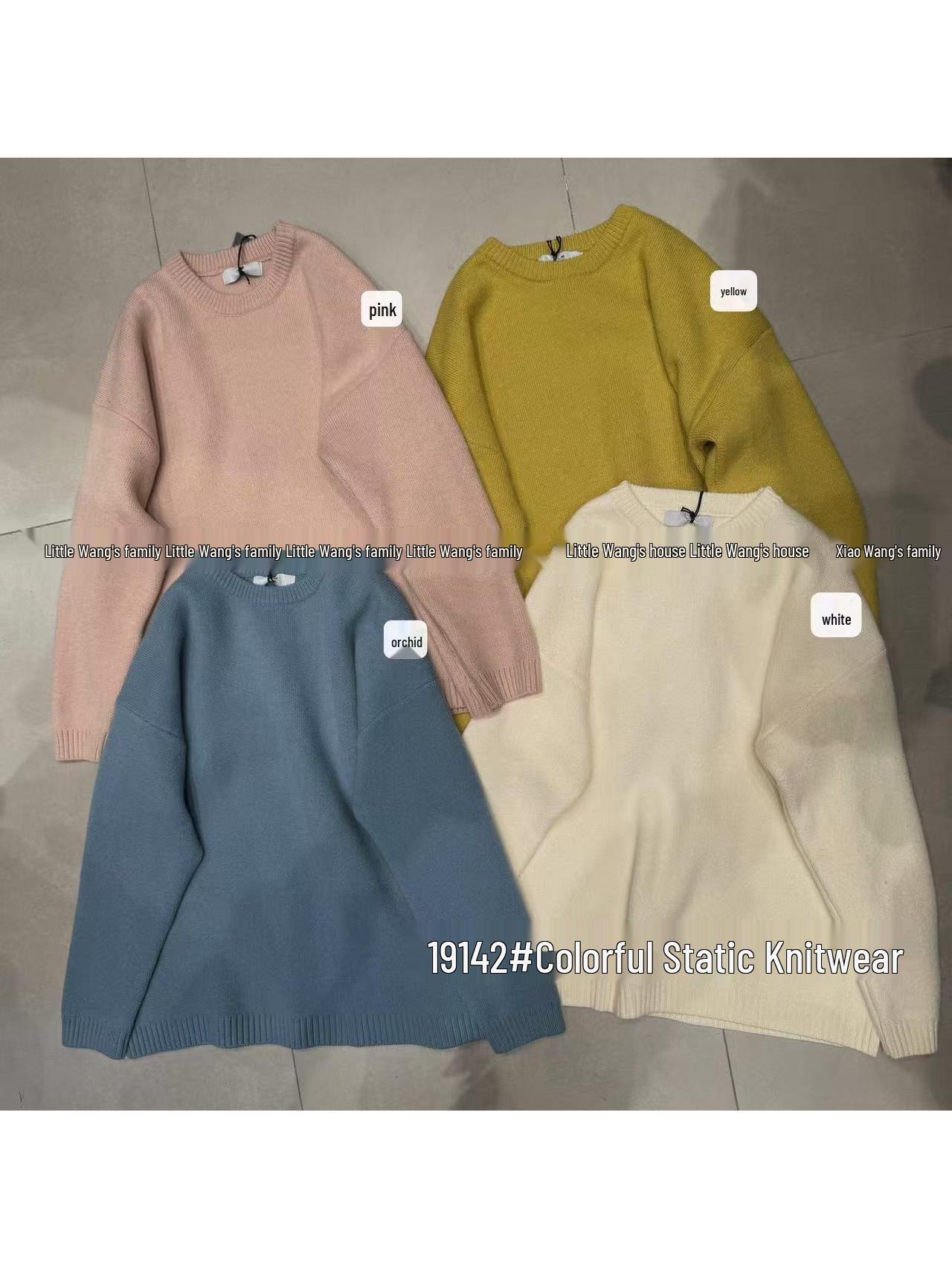Xiao Wang s Winter Korean Style Plus Size Casual Crew Neck Knitted Sweater One Size белый
Xiao Wang s Winter Korean Style Plus Size Casual Crew Neck Knitted Sweater One Size белый