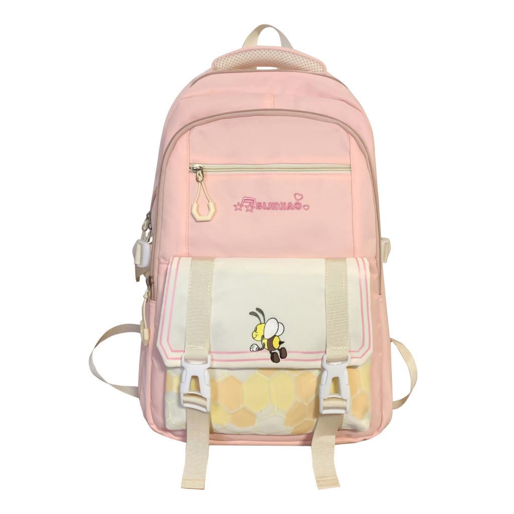 Trendy Nylon Backpack For High School And Outdoor Activities In Various Colors Light Pink
Trendy Nylon Backpack For High School And Outdoor Activities In Various Colors Light Pink