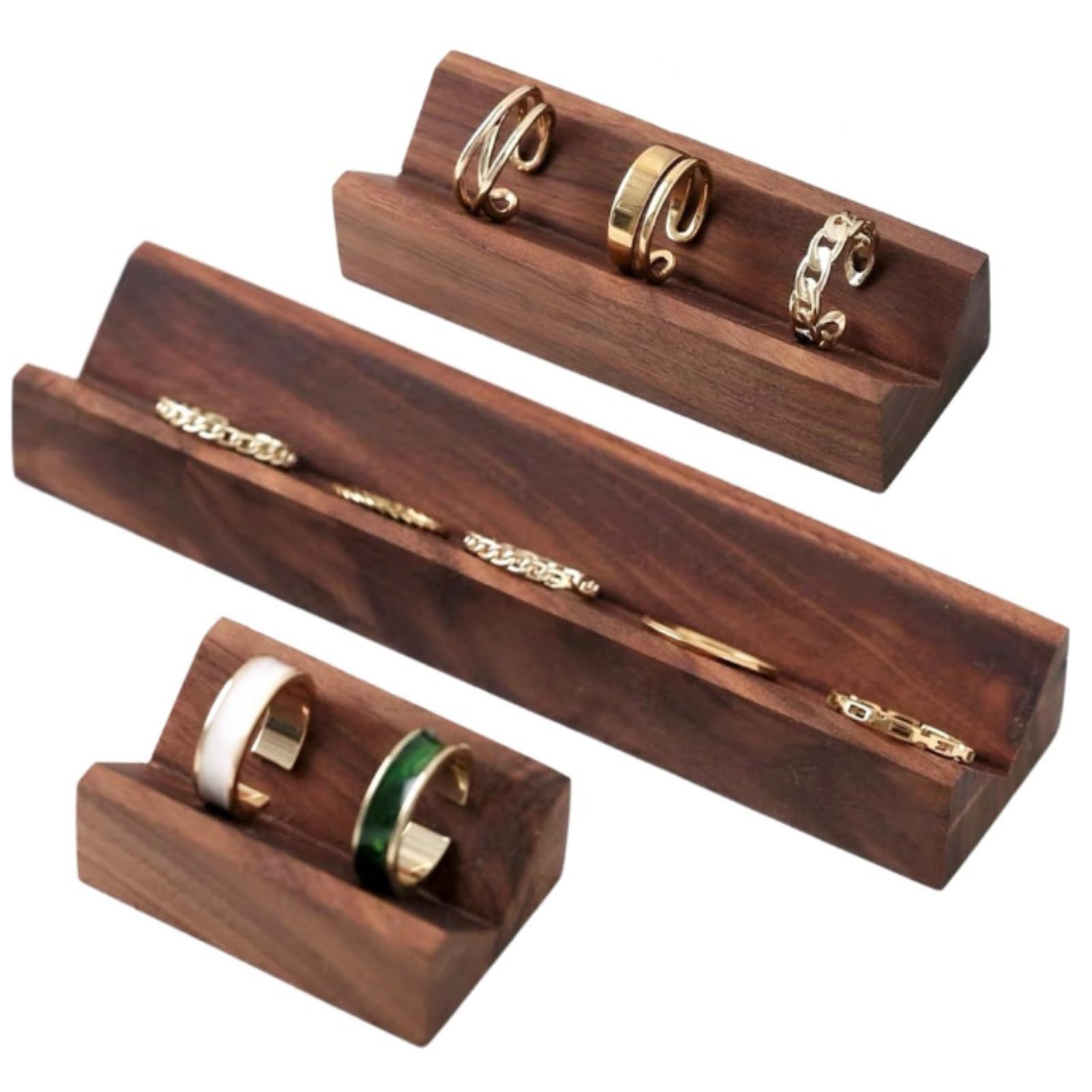 Uccellino Wooden Ring Stand, Jewelry Display Stand for Ring Storage and Exhibition in Stores (Set of 3, S, M, L)
Uccellino Wooden Ring Stand, Jewelry Display Stand for Ring Storage and Exhibition in Stores (Set of 3, S, M, L)