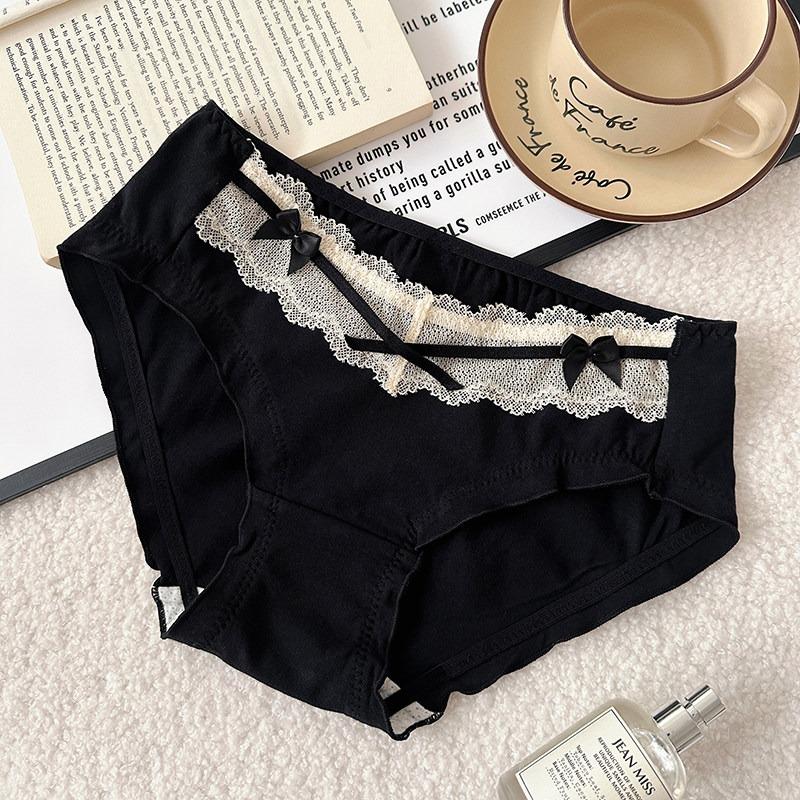Women Cotton Underwear Antibacterial Plus Size Lace High Elastic Comfortable Panties XXL чёрный
Women Cotton Underwear Antibacterial Plus Size Lace High Elastic Comfortable Panties XXL чёрный