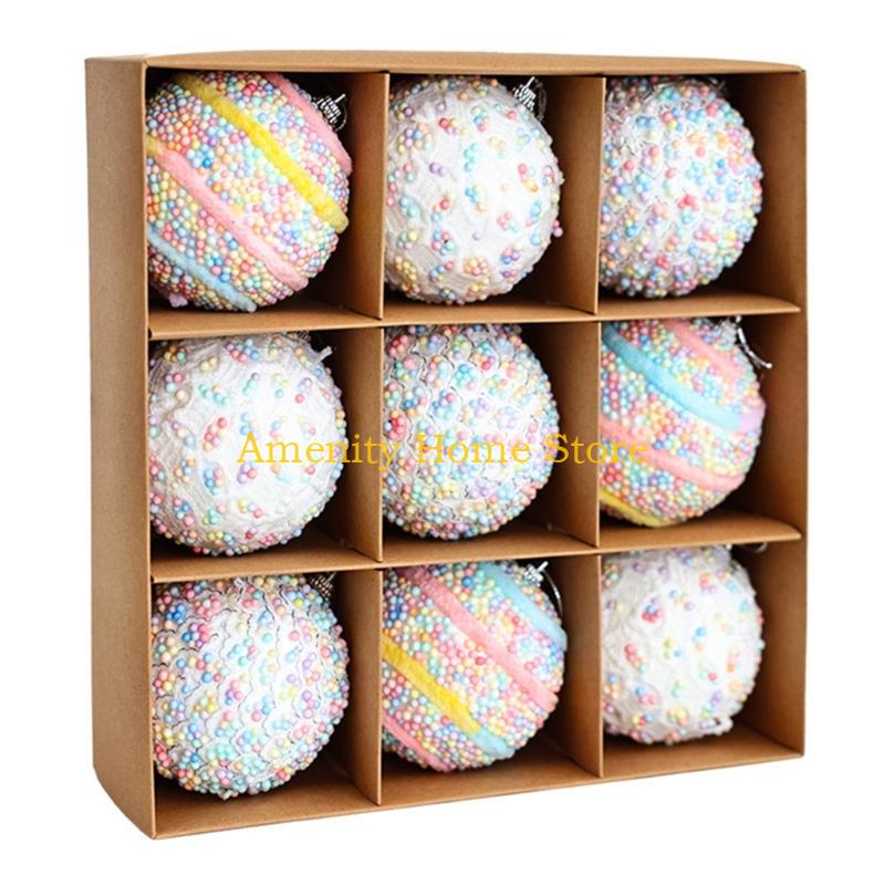 F26C Holiday Foam Ball Decorations 6cm/8cm Colorful Spots Sphere Easy Hanging Christmas Tree Ornaments Indoor Outdoor Event
F26C Holiday Foam Ball Decorations 6cm/8cm Colorful Spots Sphere Easy Hanging Christmas Tree Ornaments Indoor Outdoor Event