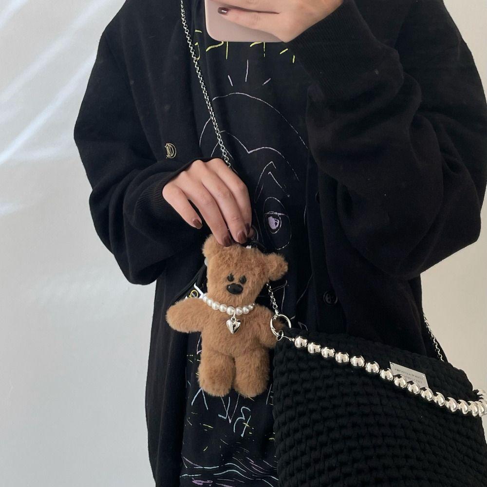 Плюшевая подвеска в виде медведя-жемчуга Pearl Bean Squeak Bear Squeak Keychain Friends Birthday Gifts B
Плюшевая подвеска в виде медведя-жемчуга Pearl Bean Squeak Bear Squeak Keychain Friends Birthday Gifts B