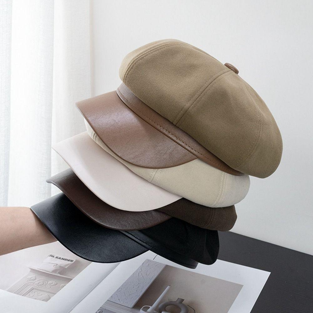 Твердый шерстяной берет, модный французский берет художника, новая женская женская шапка, уличная теплая шапка 
Твердый шерстяной берет, модный французский берет художника, новая женская женская шапка, уличная теплая шапка