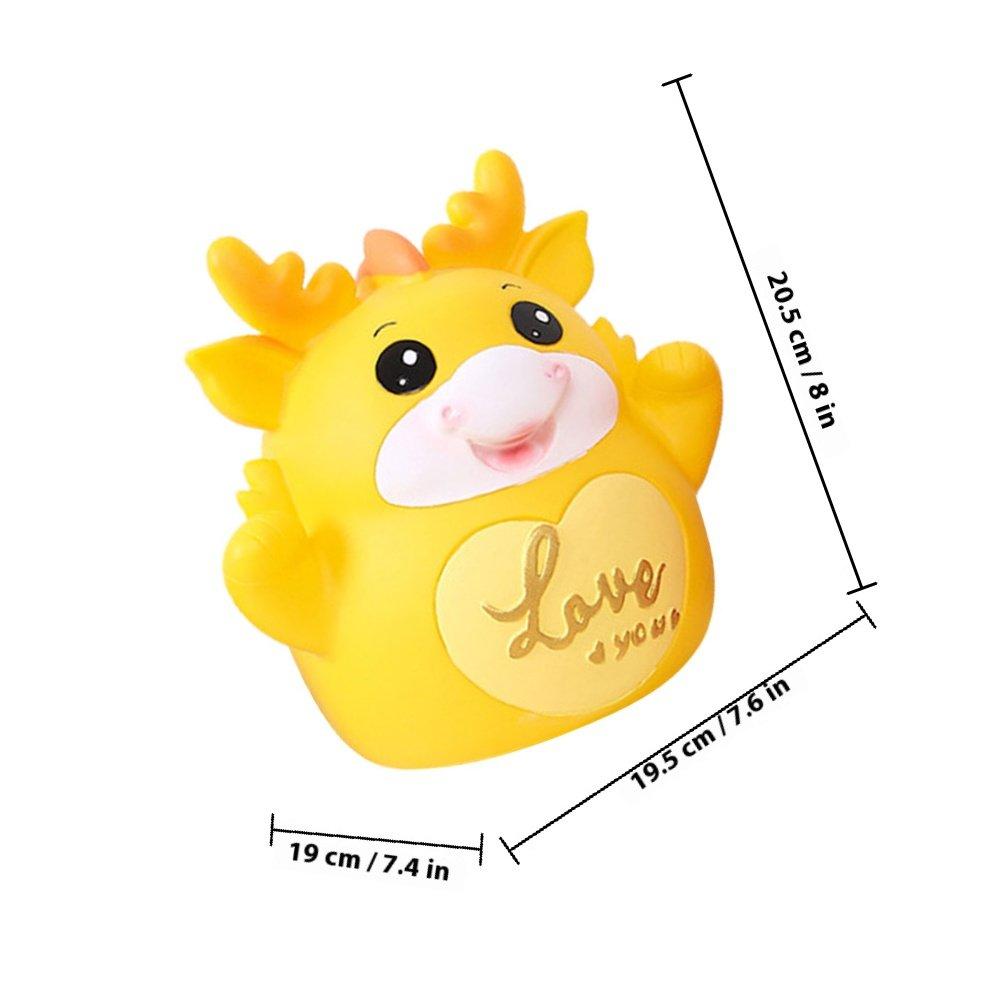 1pc Dragon Piggy Bank Vinyl Cartoon Zodiac Design Money Storage Box New Year Decor Desktop Organizer Coin Saving Jar жёлтый
1pc Dragon Piggy Bank Vinyl Cartoon Zodiac Design Money Storage Box New Year Decor Desktop Organizer Coin Saving Jar жёлтый