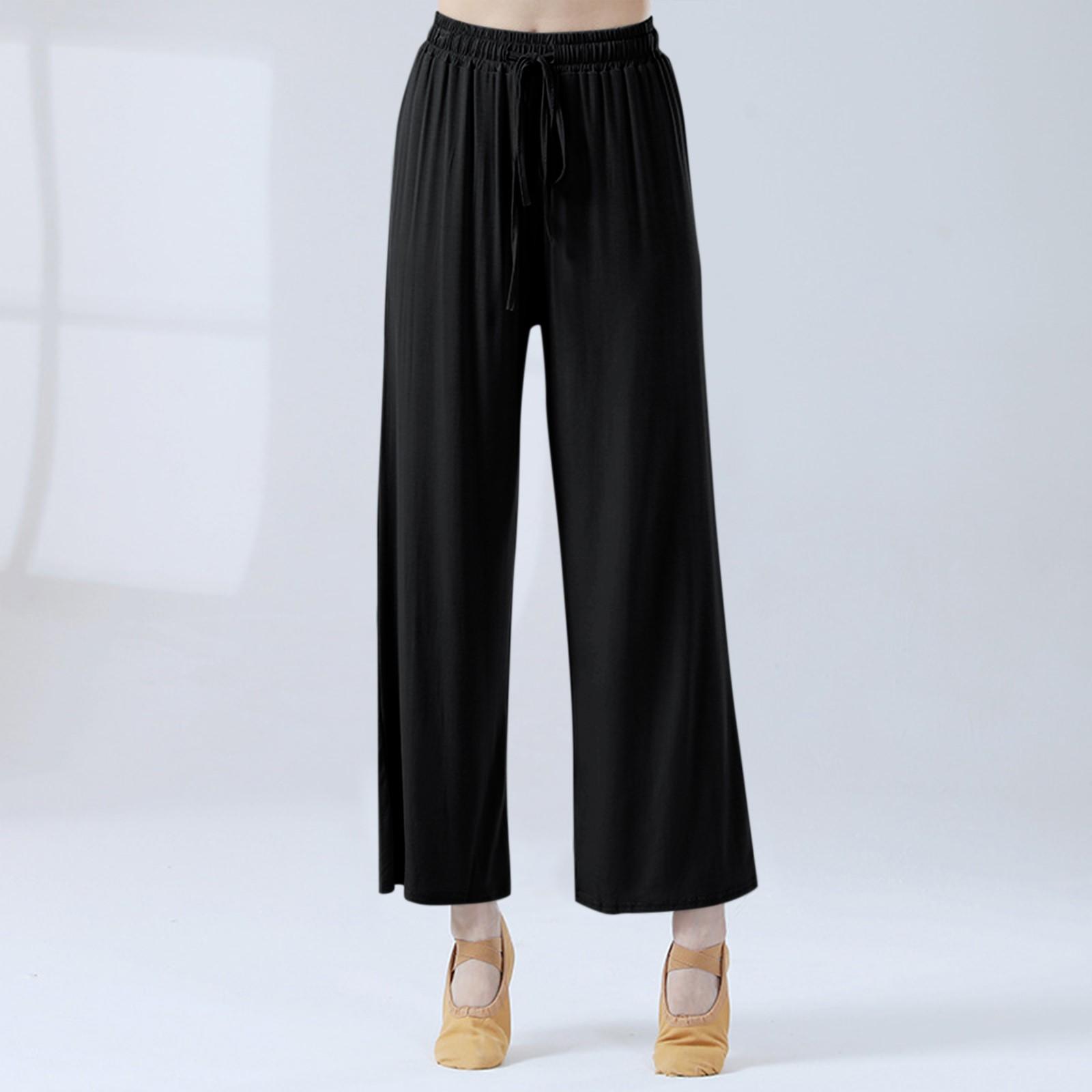 Женские повседневные прямые брюки, однотонные повседневные длинные брюки, спортивные брюки с девятью точками S чёрный
Женские повседневные прямые брюки, однотонные повседневные длинные брюки, спортивные брюки с девятью точками S чёрный