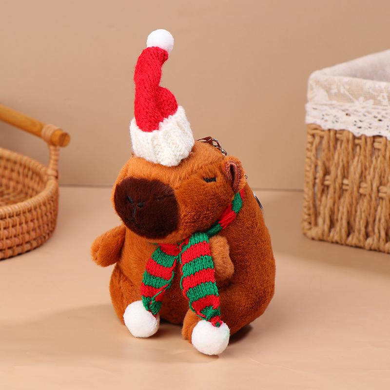 Милая мультяшная подвеска в виде капибары, плюшевая игрушка, кукла, сумка, подвесные украшения, кукла, настольная подвеска для автомобиля коричневый
Милая мультяшная подвеска в виде капибары, плюшевая игрушка, кукла, сумка, подвесные украшения, кукла, настольная подвеска для автомобиля коричневый