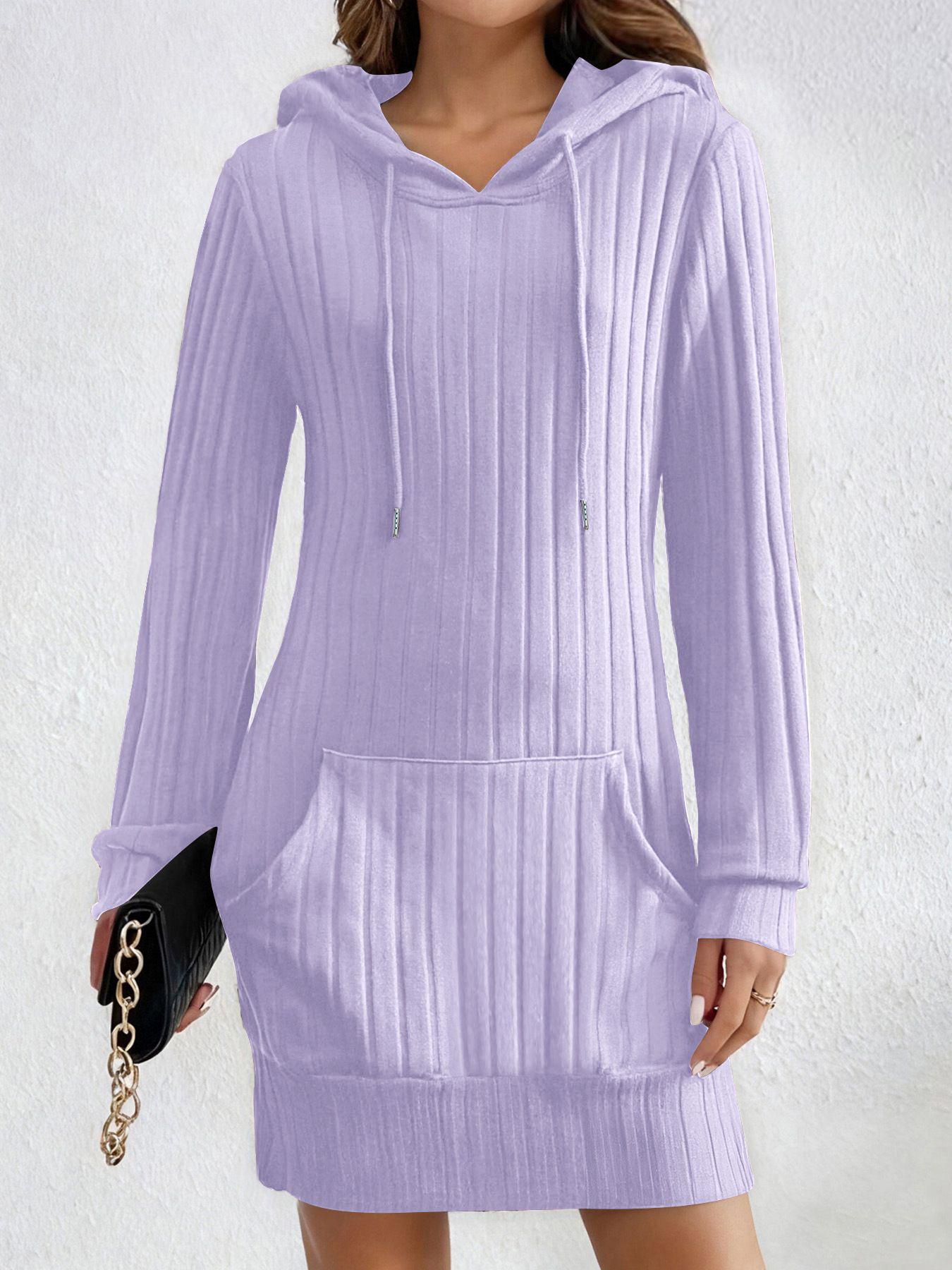 2025 Autumn/Winter Knit Hooded Ribbed Pocket Long Sleeve Dress for Women XXL фиолетовый
2025 Autumn/Winter Knit Hooded Ribbed Pocket Long Sleeve Dress for Women XXL фиолетовый
