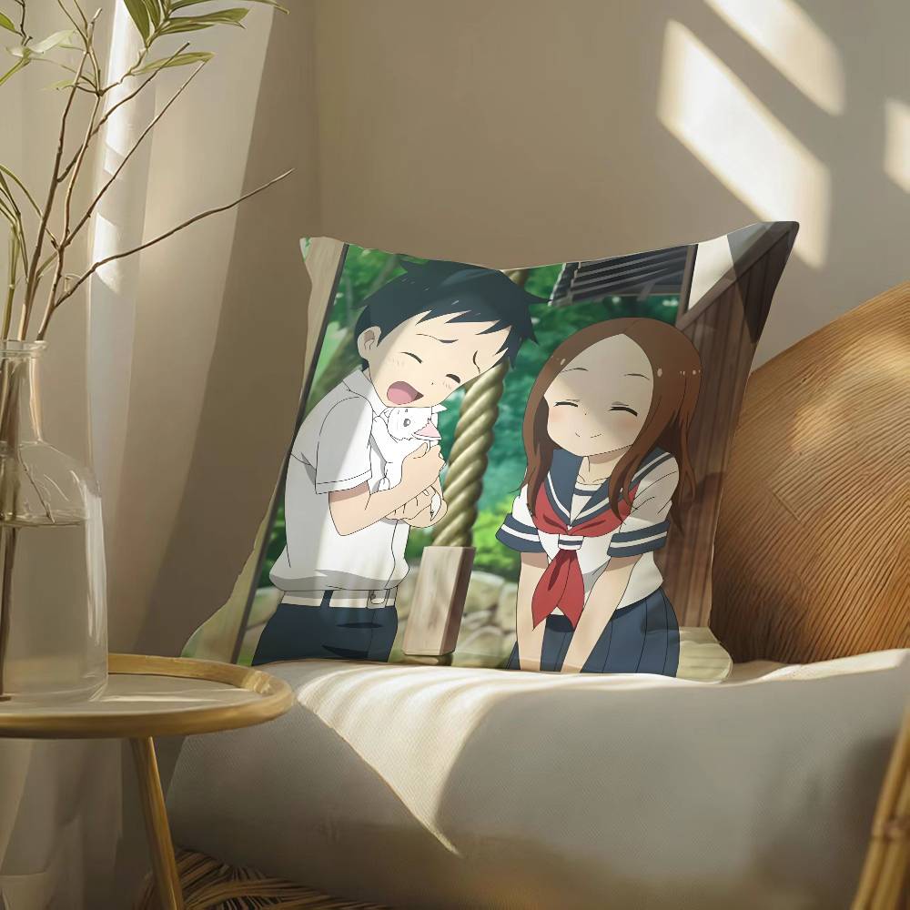 Anime Cartoon Takagi-san x Nishikata-N Pillow Case Silky elegant Comfort Sofa Bed Invisible zipper Beach pillowcase 12x12Inch
Anime Cartoon Takagi-san x Nishikata-N Pillow Case Silky elegant Comfort Sofa Bed Invisible zipper Beach pillowcase 12x12Inch