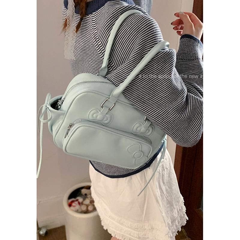 Handheld briefcase bag female new college style multi-functional backpack large capacity armpit bag синій
Handheld briefcase bag female new college style multi-functional backpack large capacity armpit bag синій
