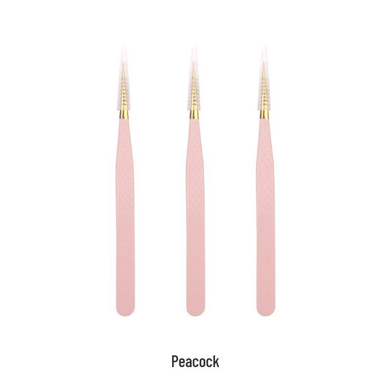 High Precision Stainless Steel Eyelash Extension Tweezers in Light Pink Mesh Pattern
High Precision Stainless Steel Eyelash Extension Tweezers in Light Pink Mesh Pattern