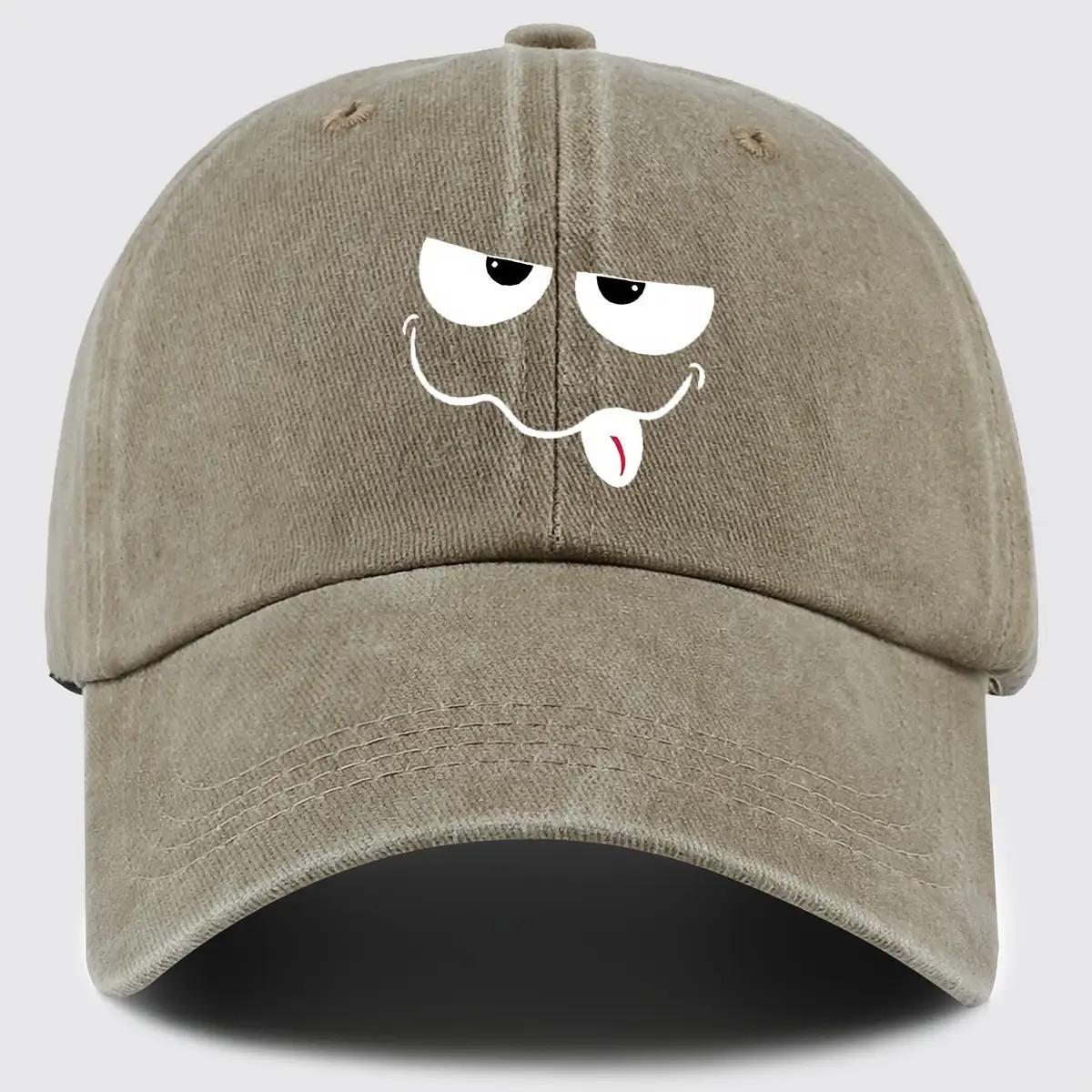 Funny Face Tongue Out Baseball Cap Unisex Distressed Washed Casual Adult Polyester Breathable Adjustable Hat One Size
Funny Face Tongue Out Baseball Cap Unisex Distressed Washed Casual Adult Polyester Breathable Adjustable Hat One Size