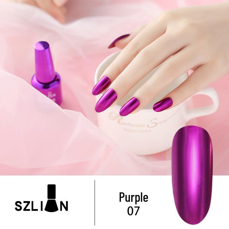 Стойкий серебристый металлический зеркальный лак для ногтей, многоцветный глянцевый финиш
Стойкий серебристый металлический зеркальный лак для ногтей, многоцветный глянцевый финиш