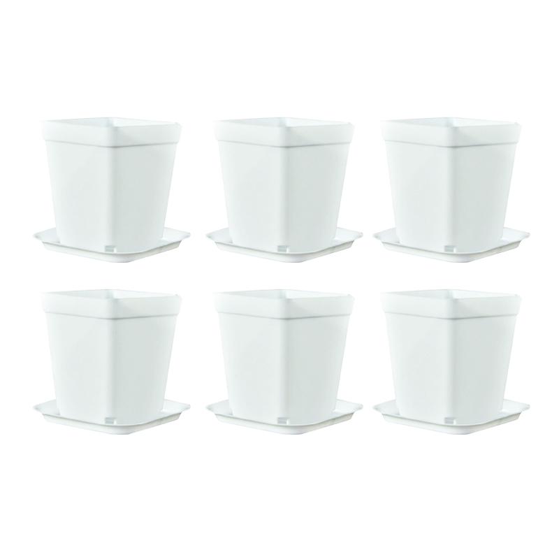 6PCS/Pack Mini Square Flowerpot with Tray Candy Color 7cm Office Desktop Plant Grow Container Succulent Pot Garden Nurseries ZYF
6PCS/Pack Mini Square Flowerpot with Tray Candy Color 7cm Office Desktop Plant Grow Container Succulent Pot Garden Nurseries ZYF