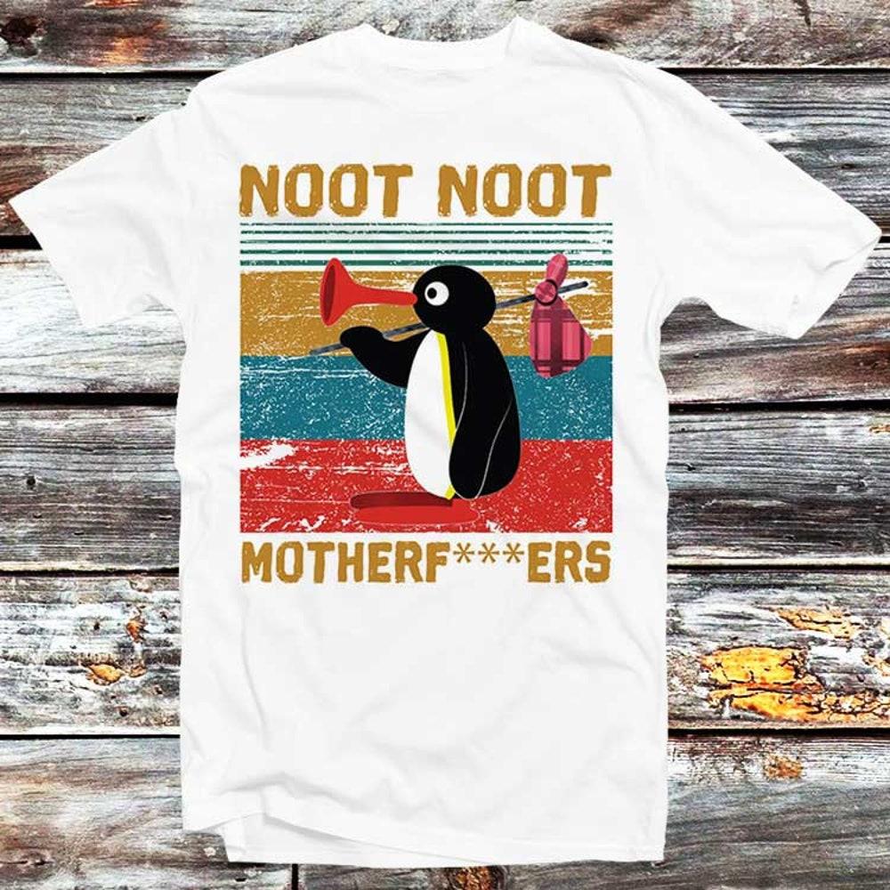 Футболка из 100% хлопка плотностью 230 г/м2 с надписью Pingu Noot Noot Motherfu***rs, забавная сердитая белая мужская женская футболка в стиле унисекс с дизайном, лучший подарок B72 XS белый
Футболка из 100% хлопка плотностью 230 г/м2 с надписью Pingu Noot Noot Motherfu***rs, забавная сердитая белая мужская женская футболка в стиле унисекс с дизайном, лучший подарок B72 XS белый