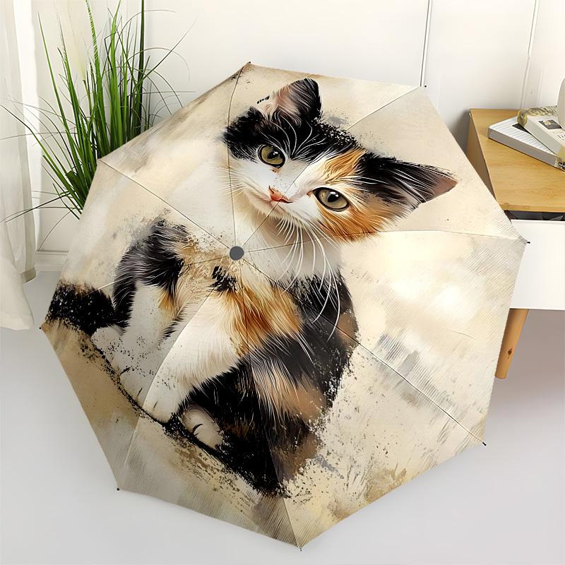 Kitten,Abstract Art Automatic Folding umbrella Compact 8 rib Design,Unique Style,Suitable for Everyday Outdoor Use,Perfect Gift for Fr
Kitten,Abstract Art Automatic Folding umbrella Compact 8 rib Design,Unique Style,Suitable for Everyday Outdoor Use,Perfect Gift for Fr