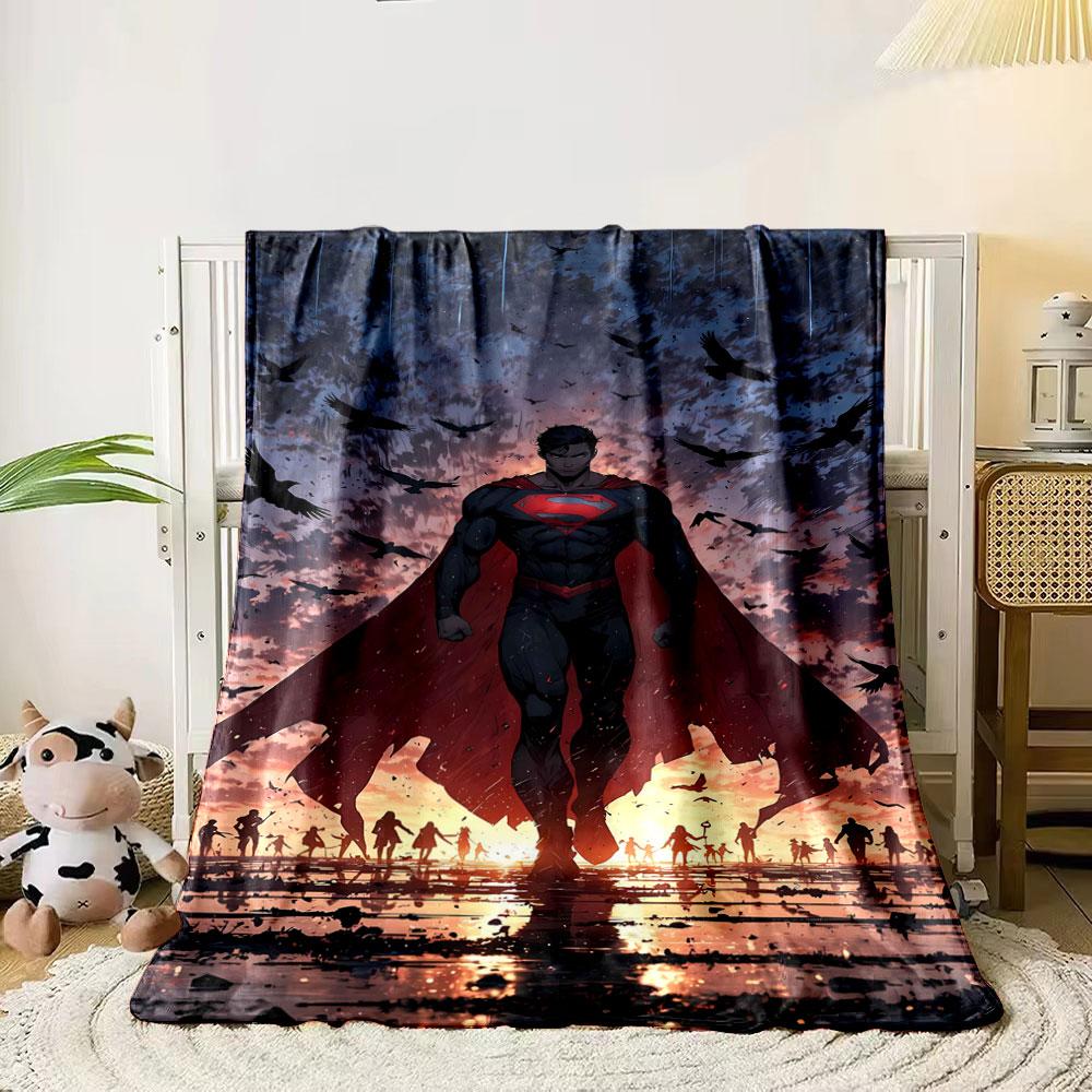 Silhouetted hero with red cape at sunset surrounded by flying birds. for all seasons blanket lunch break throw gift 80cm x 120cm
Silhouetted hero with red cape at sunset surrounded by flying birds. for all seasons blanket lunch break throw gift 80cm x 120cm