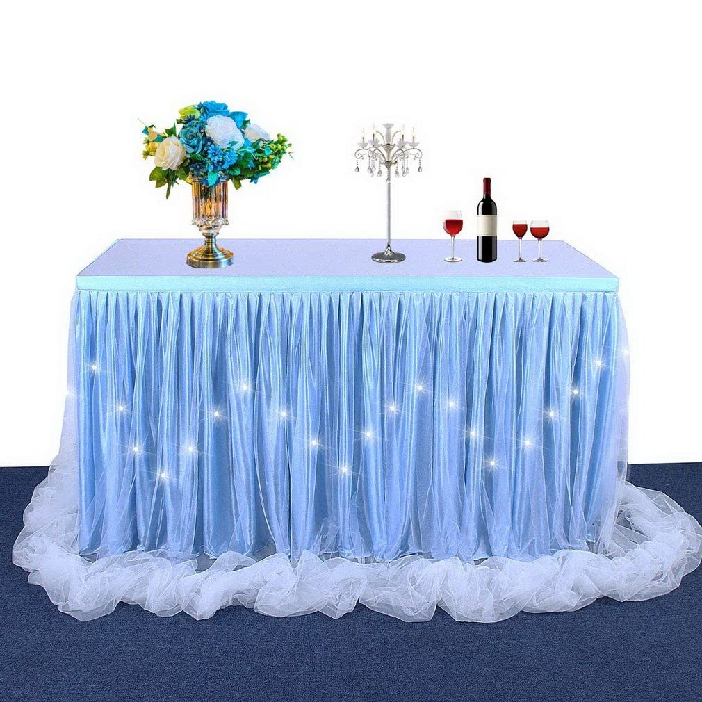 YiyiLai Long Tulle Table 2 Party Event Interior Christmas 6ft 1.83m0.77m (LH) Skirt, Layers, Decoration, Decoration, Wedding, Decoration, (Blue) синий
YiyiLai Long Tulle Table 2 Party Event Interior Christmas 6ft 1.83m0.77m (LH) Skirt, Layers, Decoration, Decoration, Wedding, Decoration, (Blue) синий