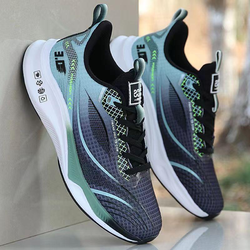 Летняя спортивная обувь с карбоновой пластиной, сетчатая дышащая, ультралегкая, с мягкой подошвой, кроссовки для бега для мужчин 44
Летняя спортивная обувь с карбоновой пластиной, сетчатая дышащая, ультралегкая, с мягкой подошвой, кроссовки для бега для мужчин 44
