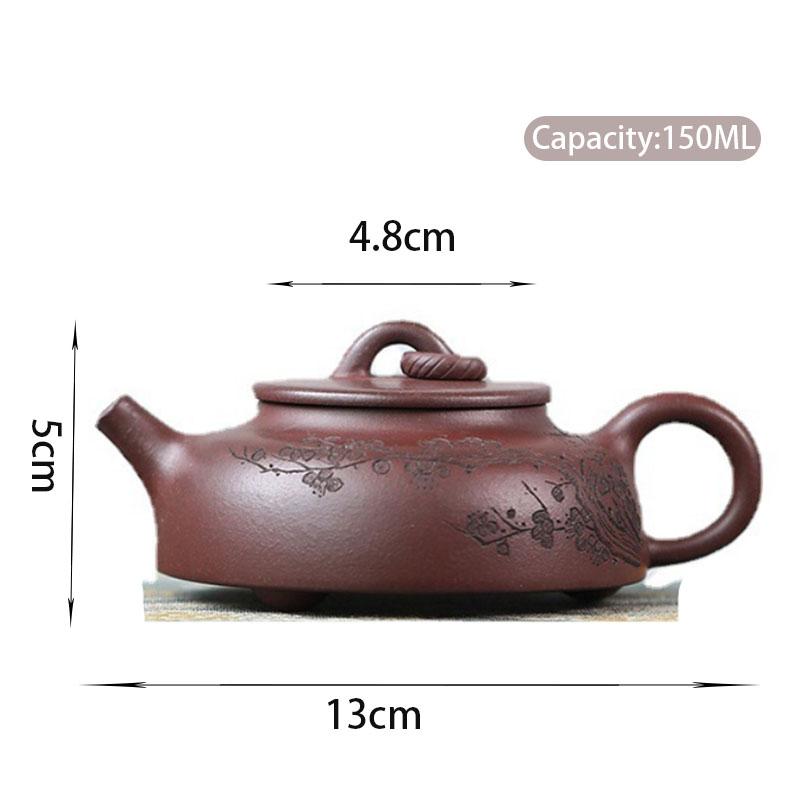 150ml Chinese Yixing Purple Clay Teapots Handmade Tea Pot Beauty Tea Infuser Kettle Raw Ore Zisha Teaware Tea Ceremony Gifts
150ml Chinese Yixing Purple Clay Teapots Handmade Tea Pot Beauty Tea Infuser Kettle Raw Ore Zisha Teaware Tea Ceremony Gifts