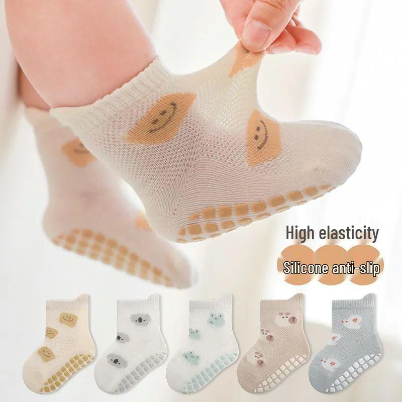 Summer Breathable Mesh Non-slip Newborn Baby Training Socks M size for 1-3 years, foot length 11-14cm
Summer Breathable Mesh Non-slip Newborn Baby Training Socks M size for 1-3 years, foot length 11-14cm