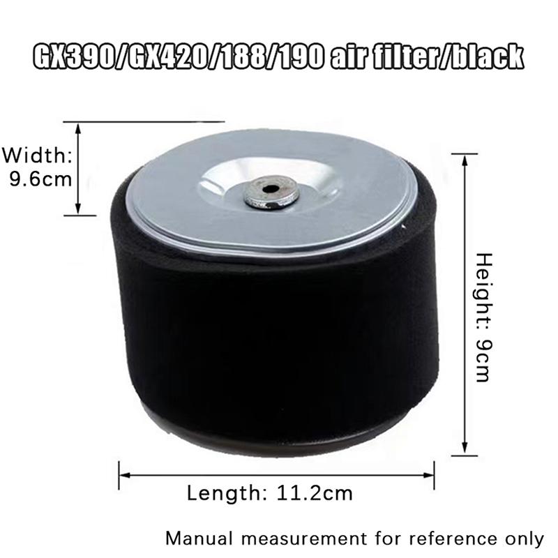 Gasoline Engine Air Filter Element For Gx270/Gx390/Gx420 Gasoline Engine Repairing Replacement Tool Accessories 10*7.3*6.7cm чорний
Gasoline Engine Air Filter Element For Gx270/Gx390/Gx420 Gasoline Engine Repairing Replacement Tool Accessories 10*7.3*6.7cm чорний