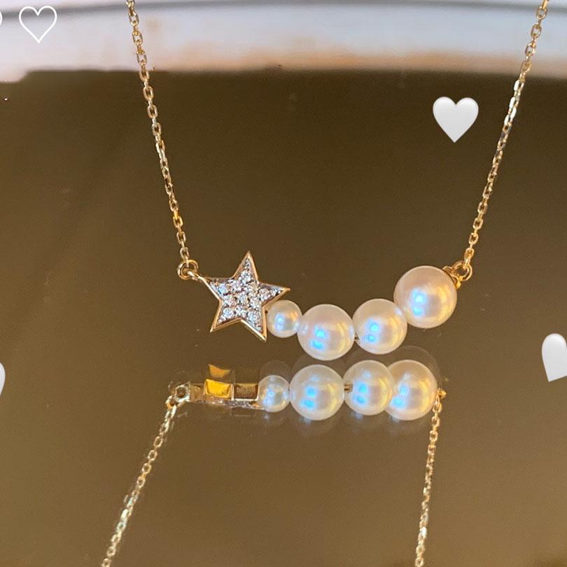 S925 Sterling Silver Pearl Necklace, Elegant Japanese-Korean Style, Gold-Plated Clavicle Chain for Women 925 Silver
S925 Sterling Silver Pearl Necklace, Elegant Japanese-Korean Style, Gold-Plated Clavicle Chain for Women 925 Silver