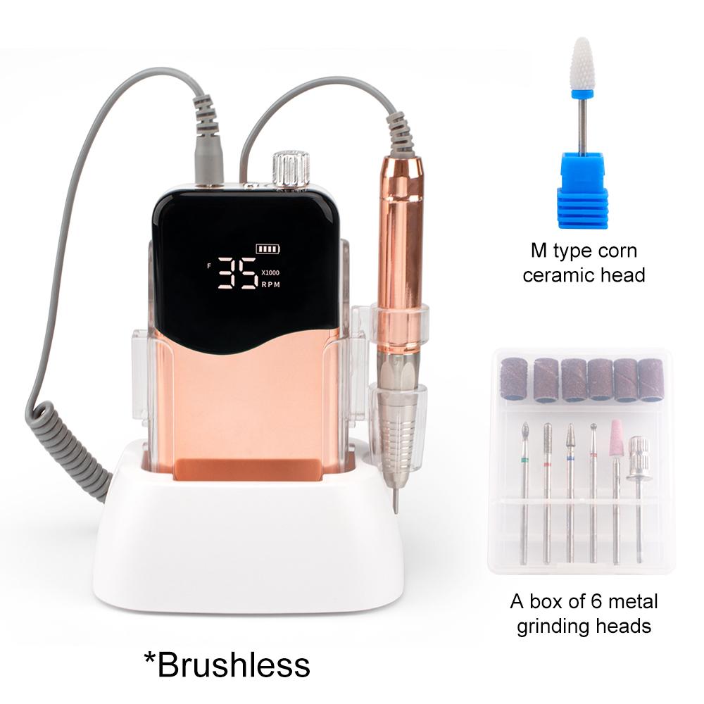BEPAN Brushless Plating gold Handpiece Rectangle 35000RPM Portable Nail Drill Machine Set for File Desktop Base UK
BEPAN Brushless Plating gold Handpiece Rectangle 35000RPM Portable Nail Drill Machine Set for File Desktop Base UK