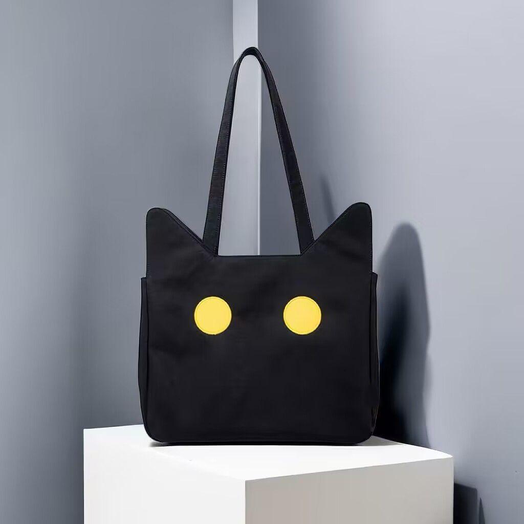 Нейлонова сумка-шопер у формі кота - Модна, трендова та повсякденна велика сумка через плече
Нейлонова сумка-шопер у формі кота - Модна, трендова та повсякденна велика сумка через плече