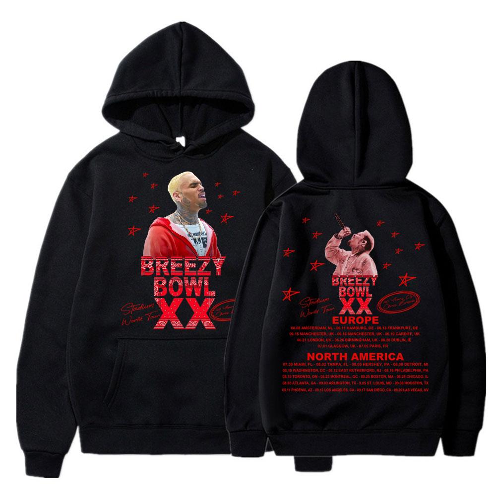 Chris Brown Breezy Bowl XX 2025 Concert Tour Hoodie Hip Hop Retro Men Women Sweatshirt Oversized Fleece Warm Pullover Streetwear 3XL
Chris Brown Breezy Bowl XX 2025 Concert Tour Hoodie Hip Hop Retro Men Women Sweatshirt Oversized Fleece Warm Pullover Streetwear 3XL