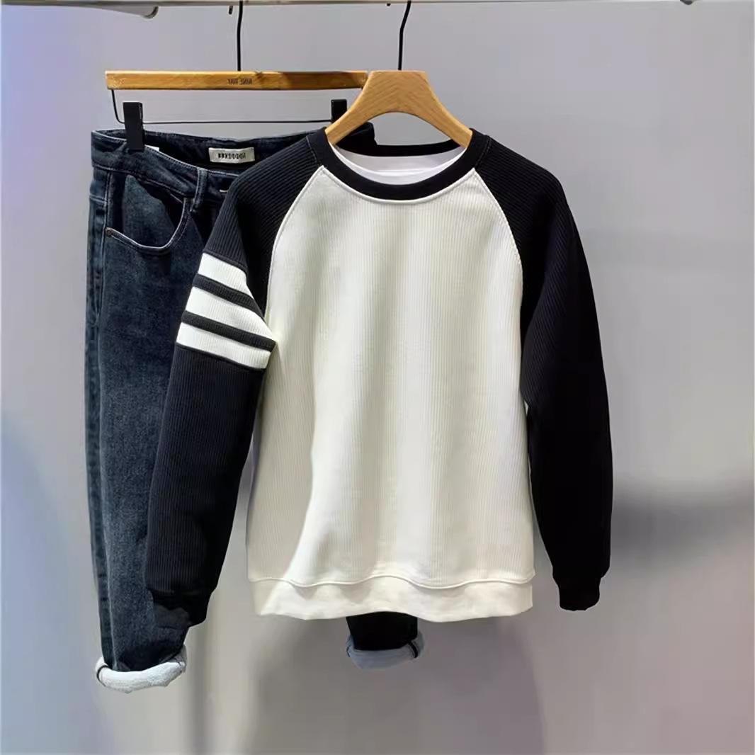 Autumn Contrast Pullover Sweater Male Korean Version of Joker Casual Striped Couple Round Neck Long-sleeved Shirt XXL білий
Autumn Contrast Pullover Sweater Male Korean Version of Joker Casual Striped Couple Round Neck Long-sleeved Shirt XXL білий