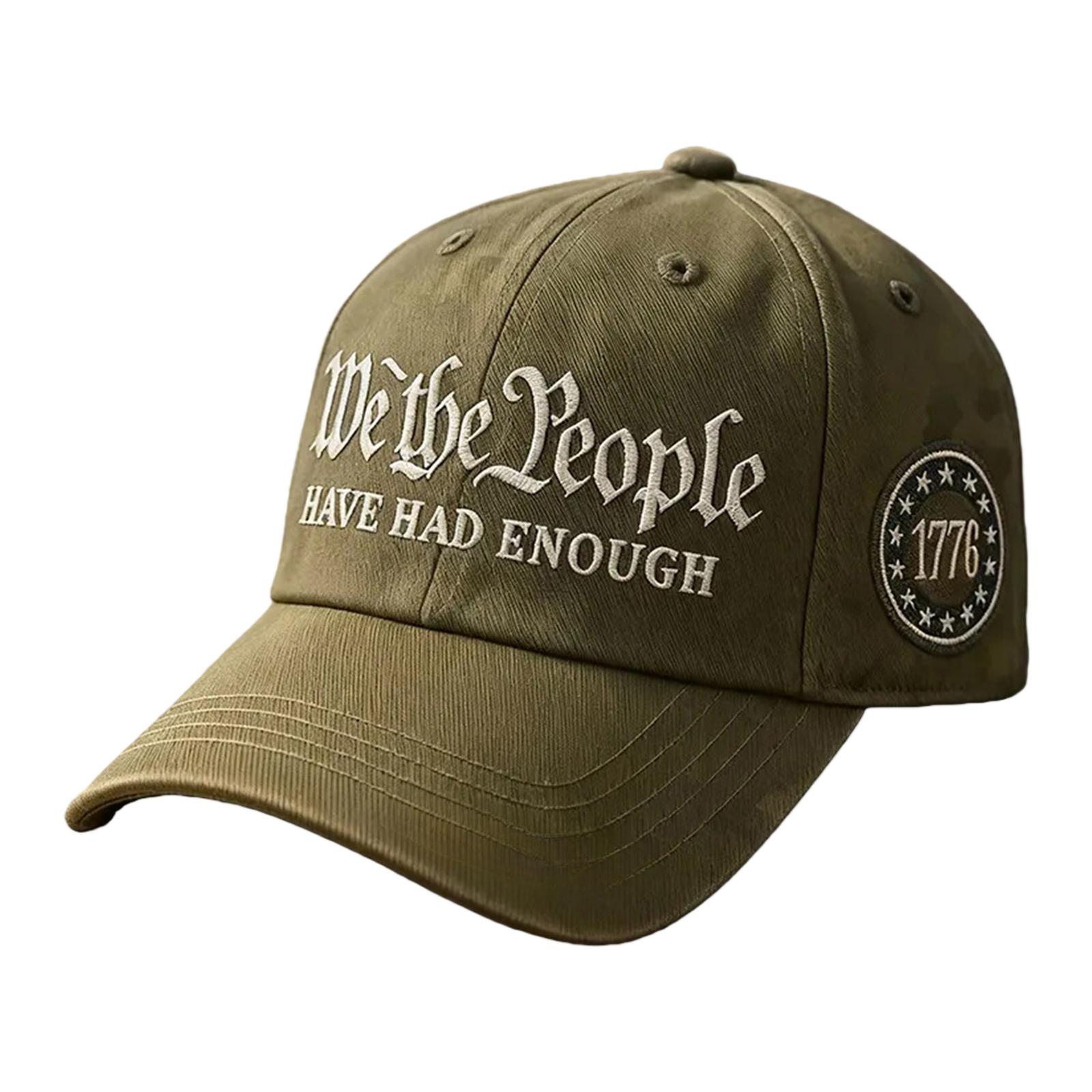 Vintage 250th Anniversary USA Hat The People Have Had Enough Baseball Cap-Embroidered Version One Size
Vintage 250th Anniversary USA Hat The People Have Had Enough Baseball Cap-Embroidered Version One Size