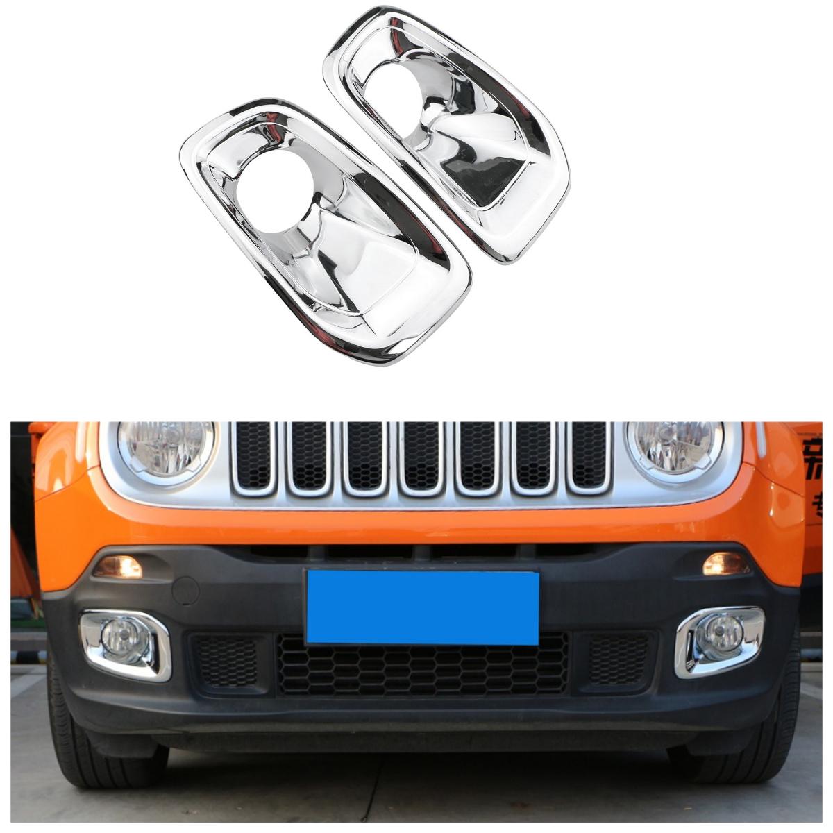 2pcs Car Front Fog Light Protection Cover for Jeep Renegade 2015 - 2019 Fog Lights Decoration Covers Trim Sticker Accessories Style1
2pcs Car Front Fog Light Protection Cover for Jeep Renegade 2015 - 2019 Fog Lights Decoration Covers Trim Sticker Accessories Style1