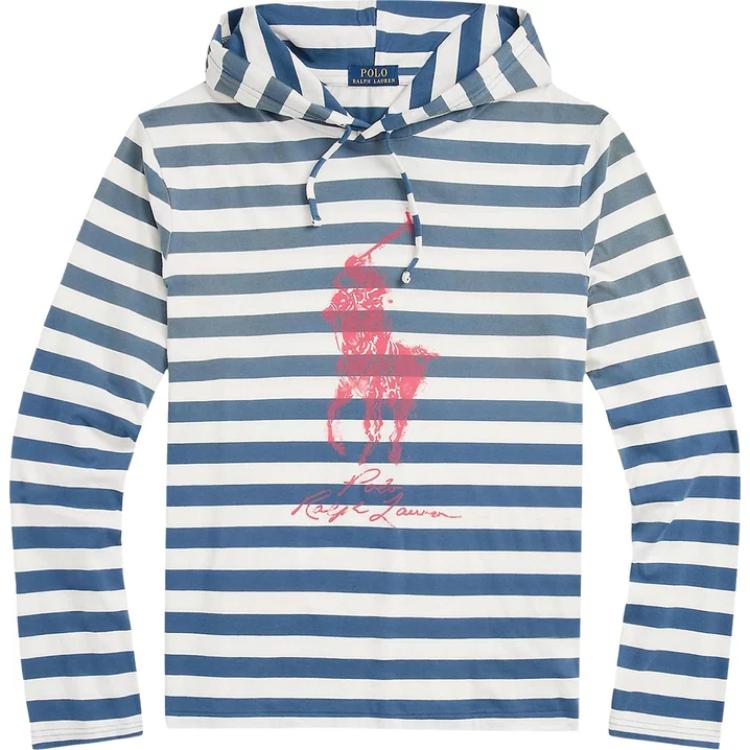 Polo Ralph Lauren Полосатый худи свободного кроя пуловер с длинным рукавом мужской свитшот светло-голубой 710941841-001 M
Polo Ralph Lauren Полосатый худи свободного кроя пуловер с длинным рукавом мужской свитшот светло-голубой 710941841-001 M