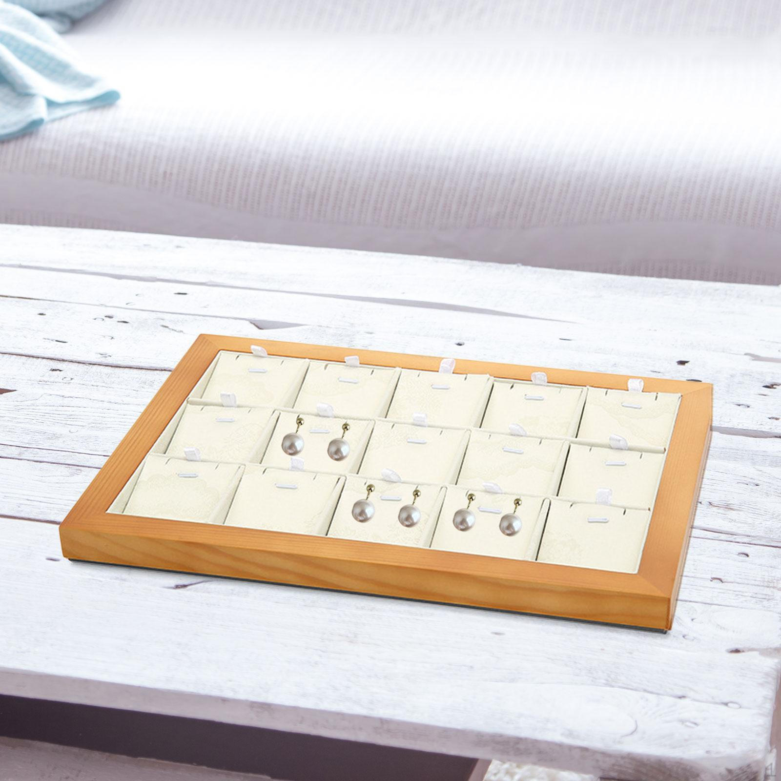 15 Grids Pendant Tray Jewelry for Women Mom Wife Wood Box Earring Display бежевый
15 Grids Pendant Tray Jewelry for Women Mom Wife Wood Box Earring Display бежевый
