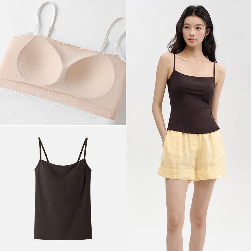 Women s One-Shoulder Mulberry Silk Camisole with Chest Pads - Sleeveless Base Layer Top XL (60-70 kg)
Women s One-Shoulder Mulberry Silk Camisole with Chest Pads - Sleeveless Base Layer Top XL (60-70 kg)