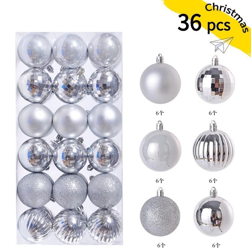 36PCS Plastic Christmas Ornaments Set, DIY Hanging Decor for Xmas Tree Holiday Decoration 3cm серебряный
36PCS Plastic Christmas Ornaments Set, DIY Hanging Decor for Xmas Tree Holiday Decoration 3cm серебряный