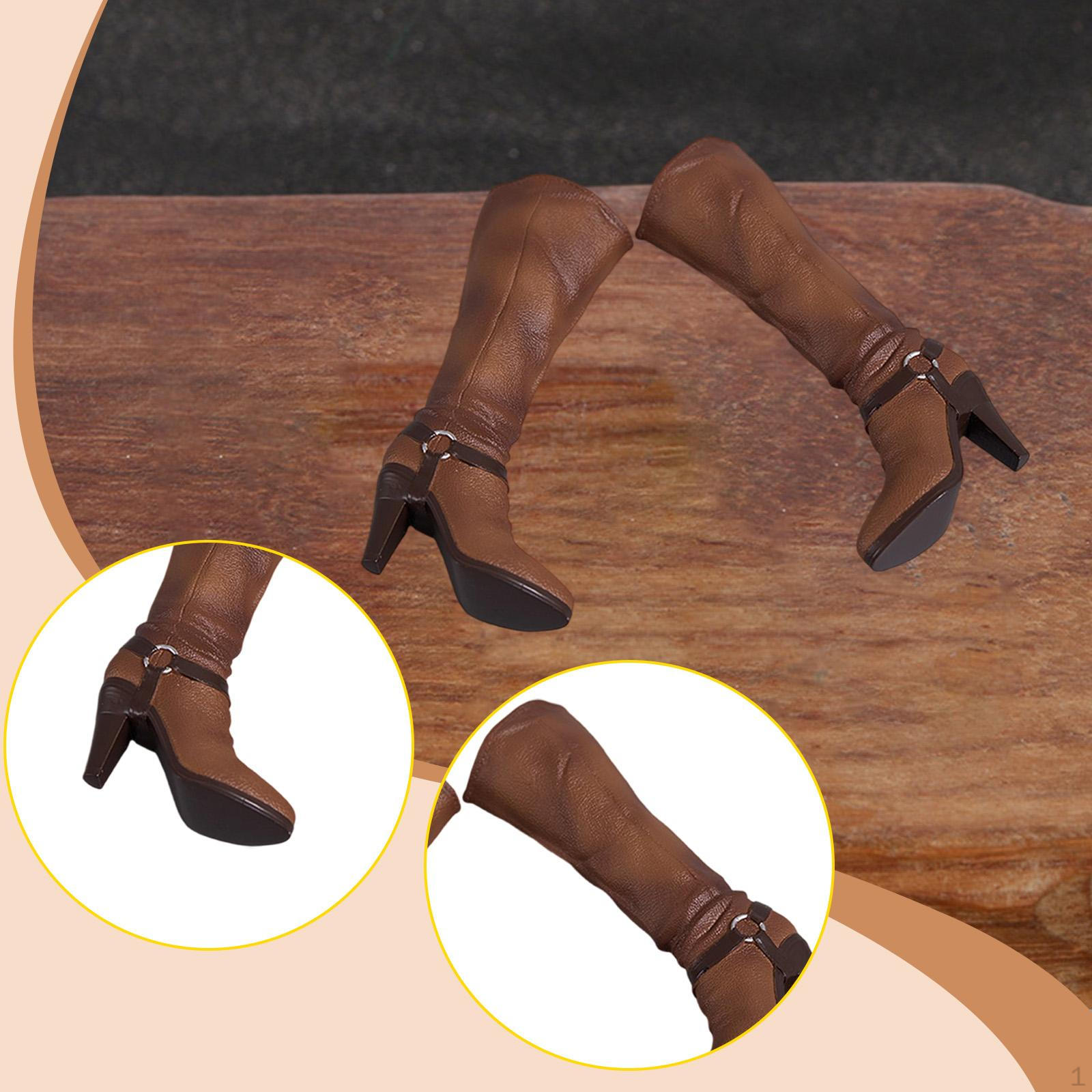 1/6 Action Figure Shoes 12 inch Female Boots High Heels Solid Dolls Brown
1/6 Action Figure Shoes 12 inch Female Boots High Heels Solid Dolls Brown