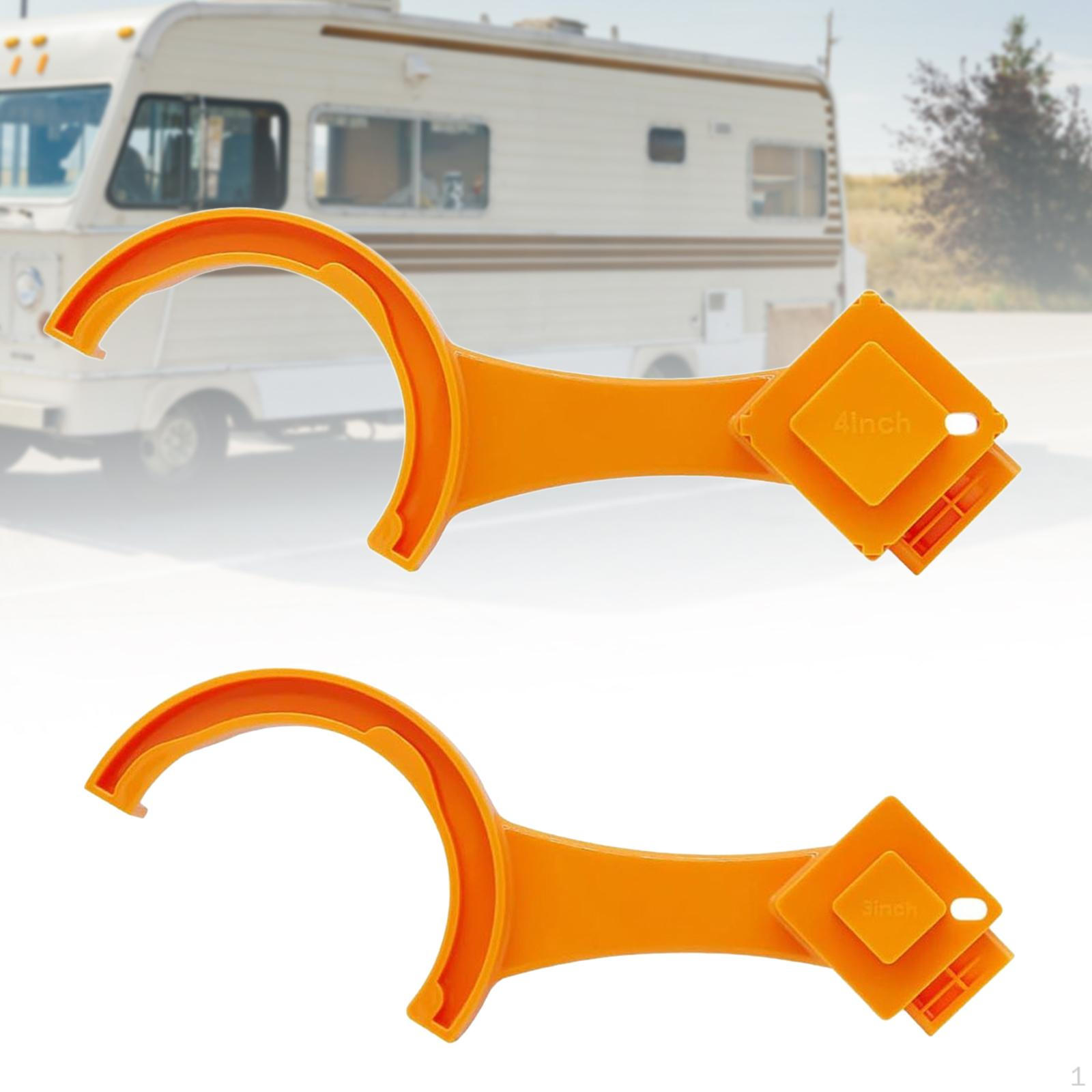 2x RV Sewer Hose Wrench Spanner, Easy to Use Multipurpose Disconnect Removal Tool
2x RV Sewer Hose Wrench Spanner, Easy to Use Multipurpose Disconnect Removal Tool